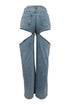 Jasper Side Cutout With Button Jeans jeans EDGE